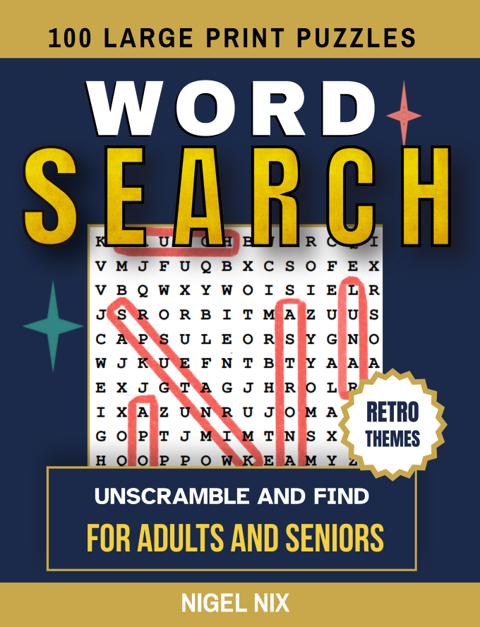 Retro Rewind Word Search